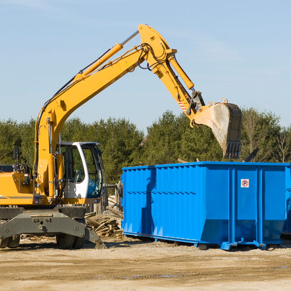 how does a residential dumpster rental service work in Bloomfield